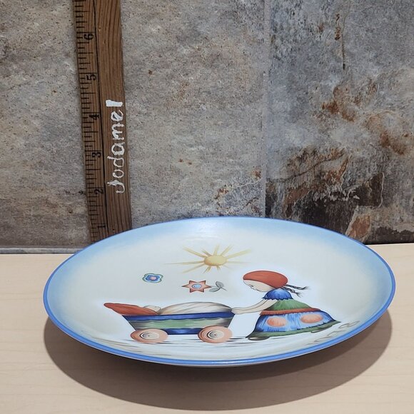 Schmid Hummel Mother's Day 1978 Afternoon Stroll Decorative Wall Hanging Plate - Picture 9 of 11